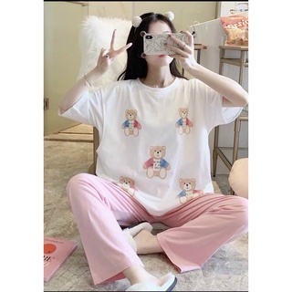 Bộ đồ bầu mặc nhà kết hợp sau sinh chất cotton đẹp