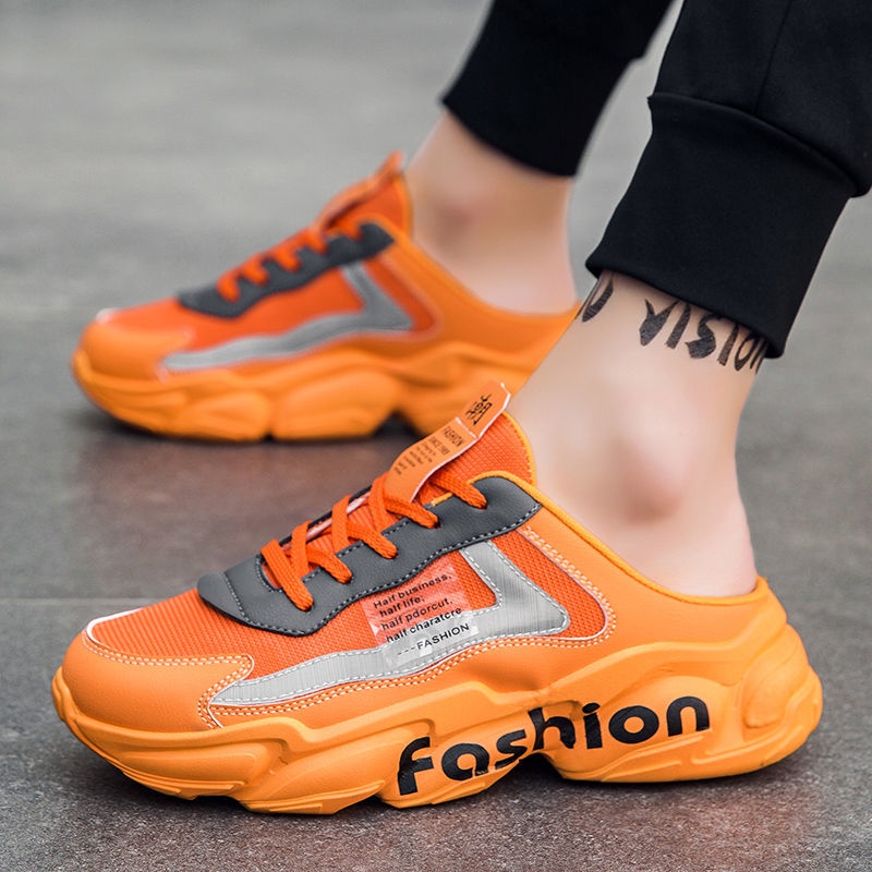 Giày Thể Thao Phối Lưới Thoáng Khí Chống Trượt Thời Trang Mùa Hè 2022 Cho Nam