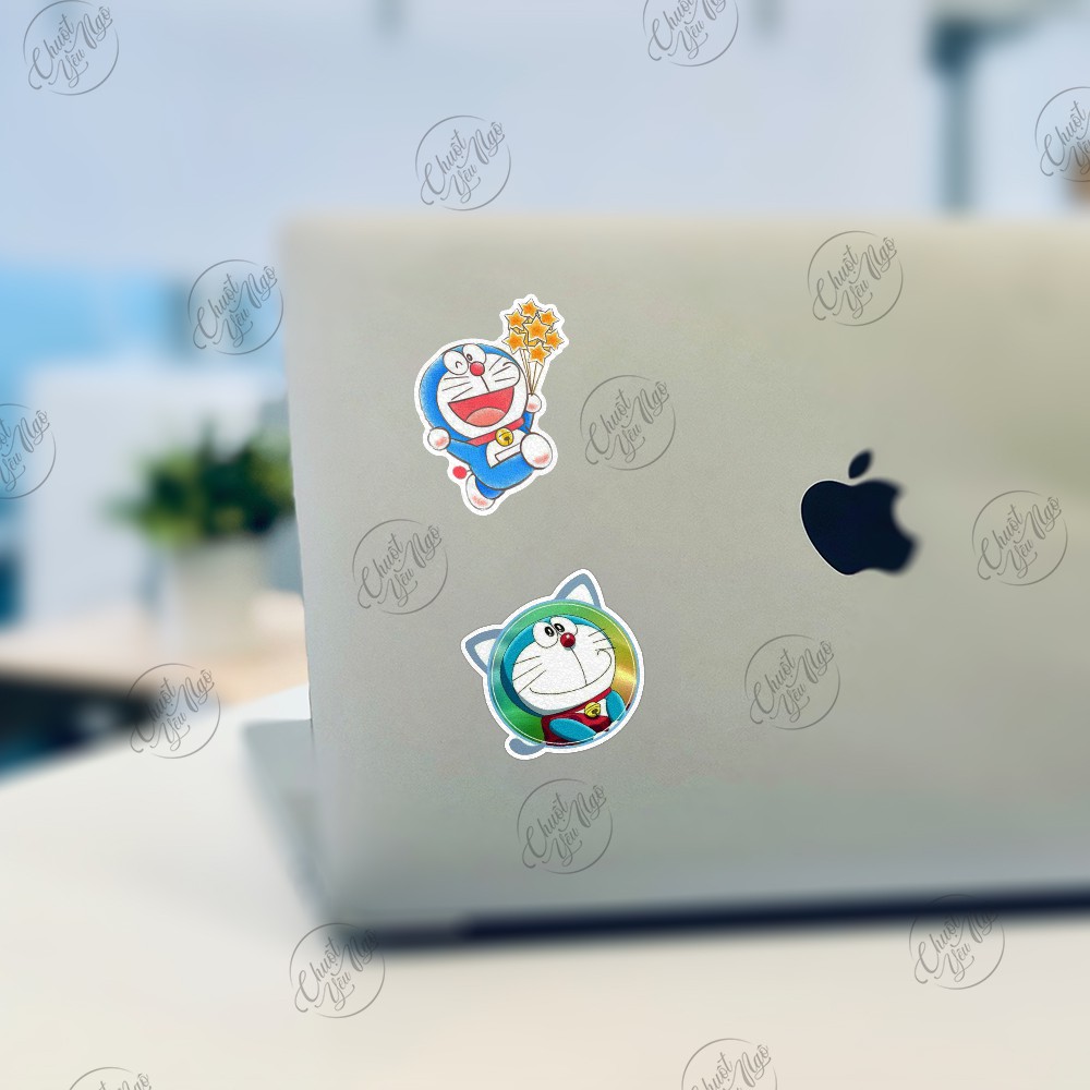 180 mẫu sticker không trùng decal Doraemon MÈO MÁY đến từ tương lai đô rê mon siêu dễ thương 5 lớp chống nước