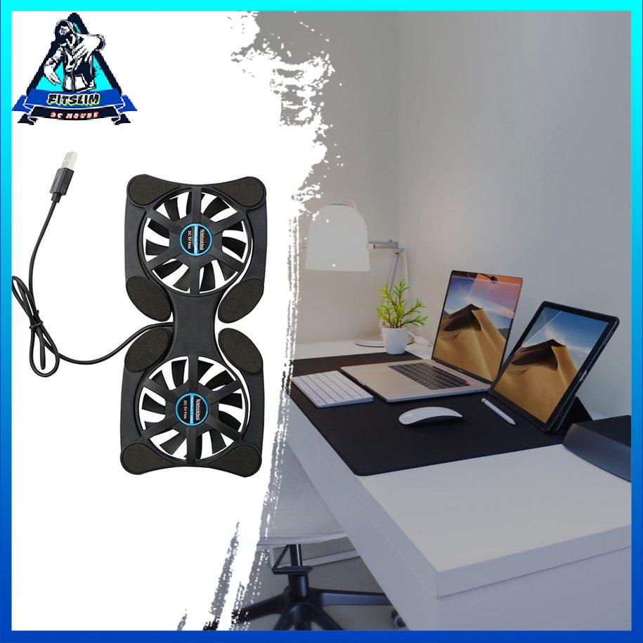 Quạt làm mát USB Máy làm mát CPU có thể gập lại Máy tính xách tay mini Octopus Quạt làm mát đôi [8/25]