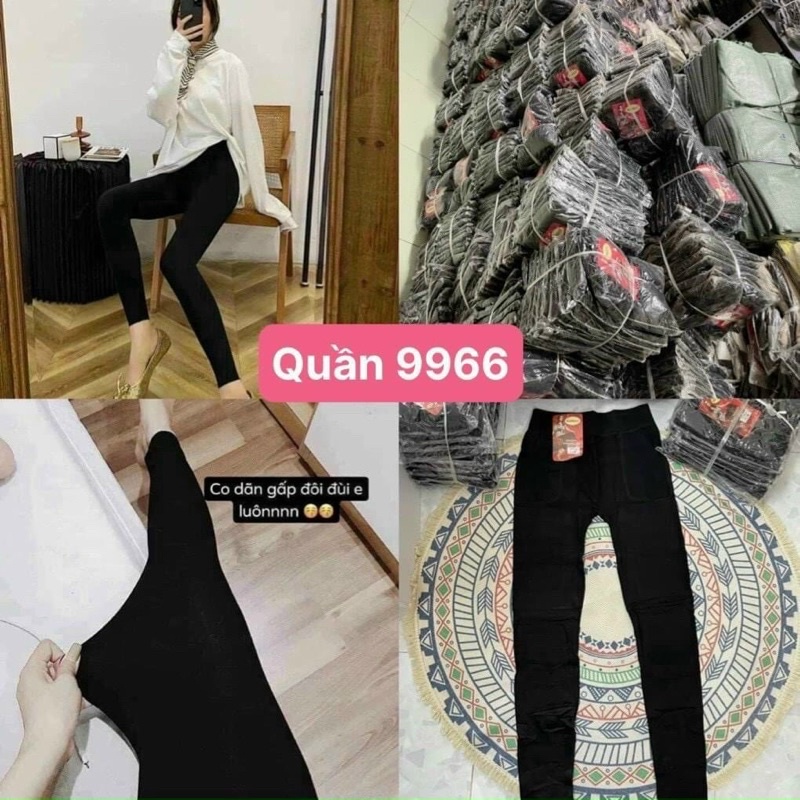 (HÌNH CÓ SẴN)QUẦN LEGGING DÀI NỮ SIÊU CO GIẢN.