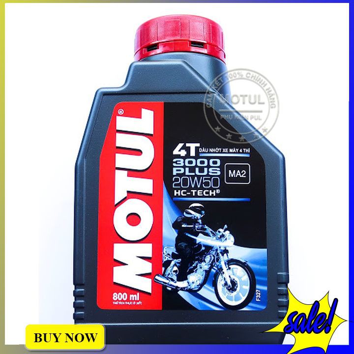 Nhớt xe số Motul 3000 plus 4t 20w50 hàng chính hãng cho xe Exciter Winner Winner X Sirius Wave Dream