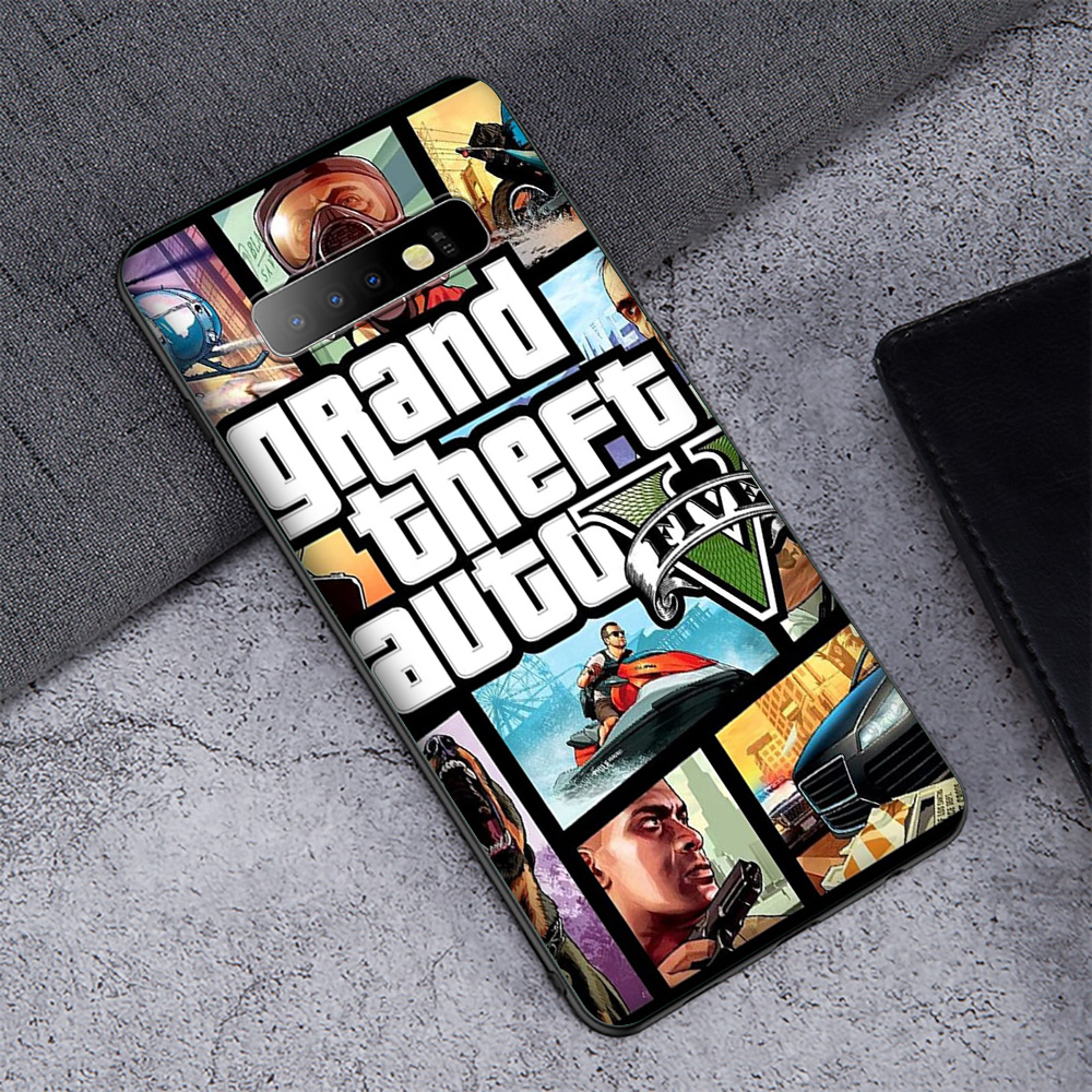 Ốp Điện Thoại Mềm Hình Game Gta 5 Grand Theft N52 Cho Samsung A10 A20 A30 A40 A50 A60 A70 J4 J6 J7 Prime
