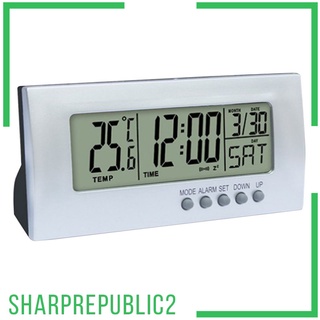 Multifunctional Desktop Clock LED Electronic Alarm Clock Temperature Meter