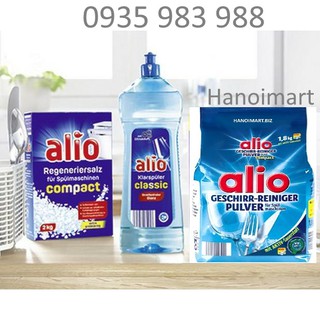 Combo Bột rửa bát Alio 1,8kg+Muối Alio2kg+Bóng Alio 1000ml - HANOIMART