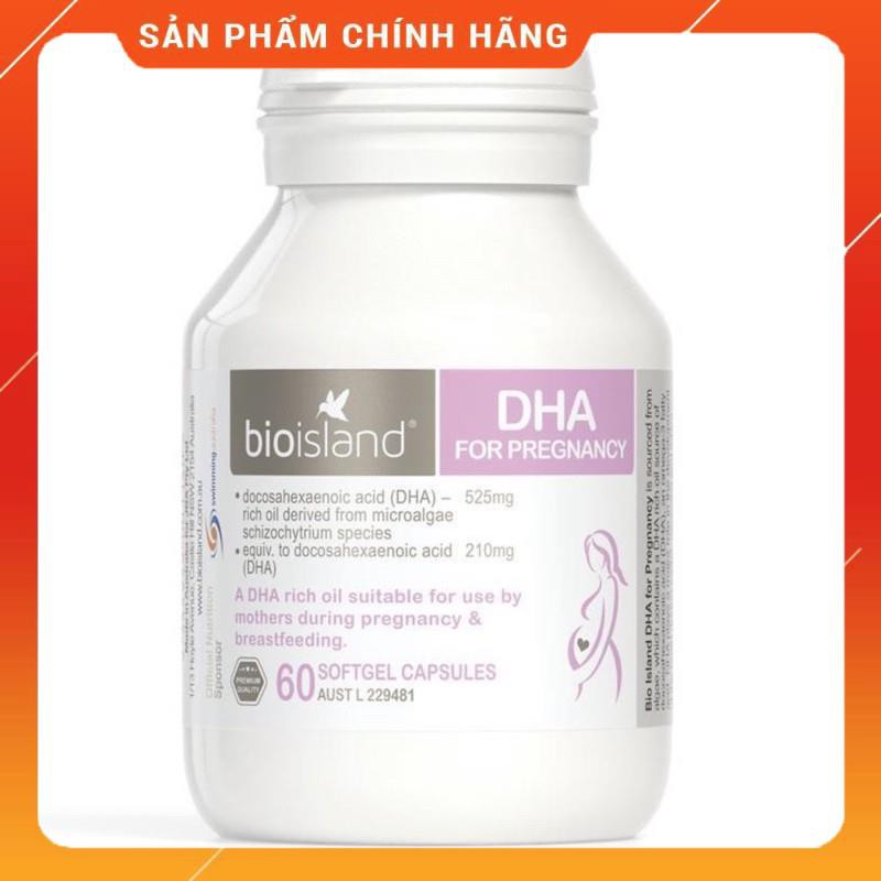 (Hàng chính hãng) Viên uống DHA bầu Bio Island hàng Úc - Date mới nhất