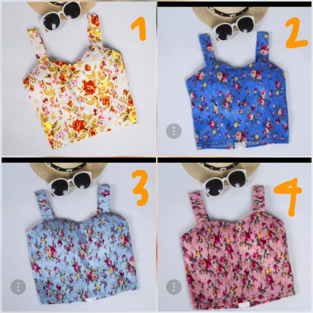 Áo croptop/ áo 2 dây xinh xắn ( kèm hình khách mặc)