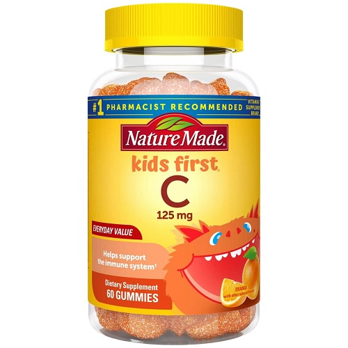 Nature Made Kẹo Dẻo Bổ Sung Vitamin C Gummies Kids First 125 mg 60 viên