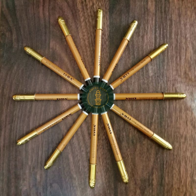 Bút Chì Kẻ Lông Mày Chính Hãng Màu Vàng Đồng Lyra