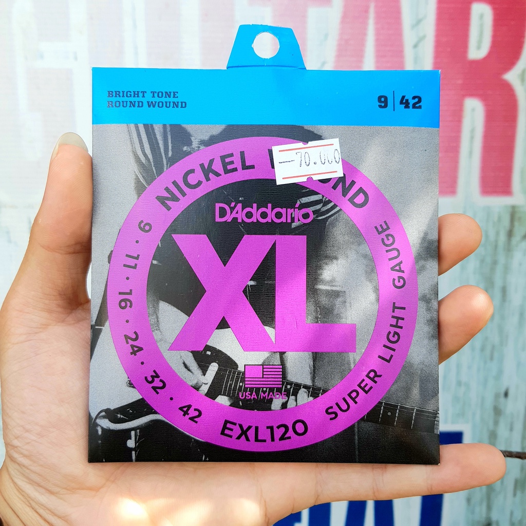 Dây đàn Guitar điện D'addario EXL110 - EXL120