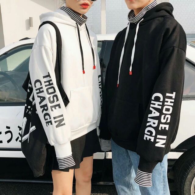 Áo hoodie nam nữ phối chữ FREESIZE | BigBuy360 - bigbuy360.vn