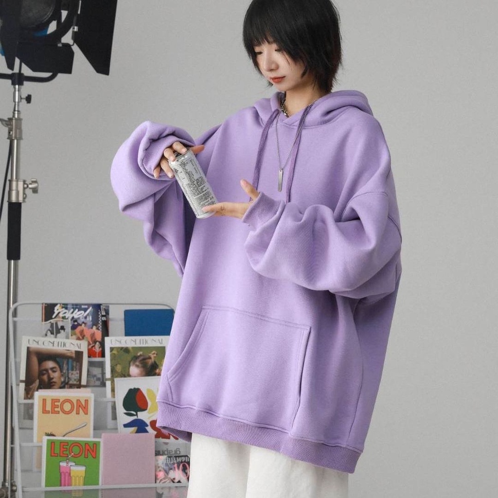 ÁO HOODIE TRƠN BASIC ĐỦ MÀU UNISEX