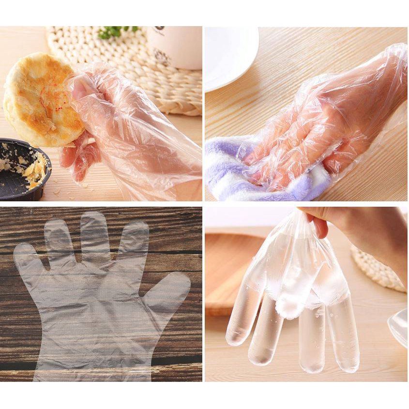 Set 100 Găng Tay Làm Bếp Sử Dụng Một Lần Tiện Lợi