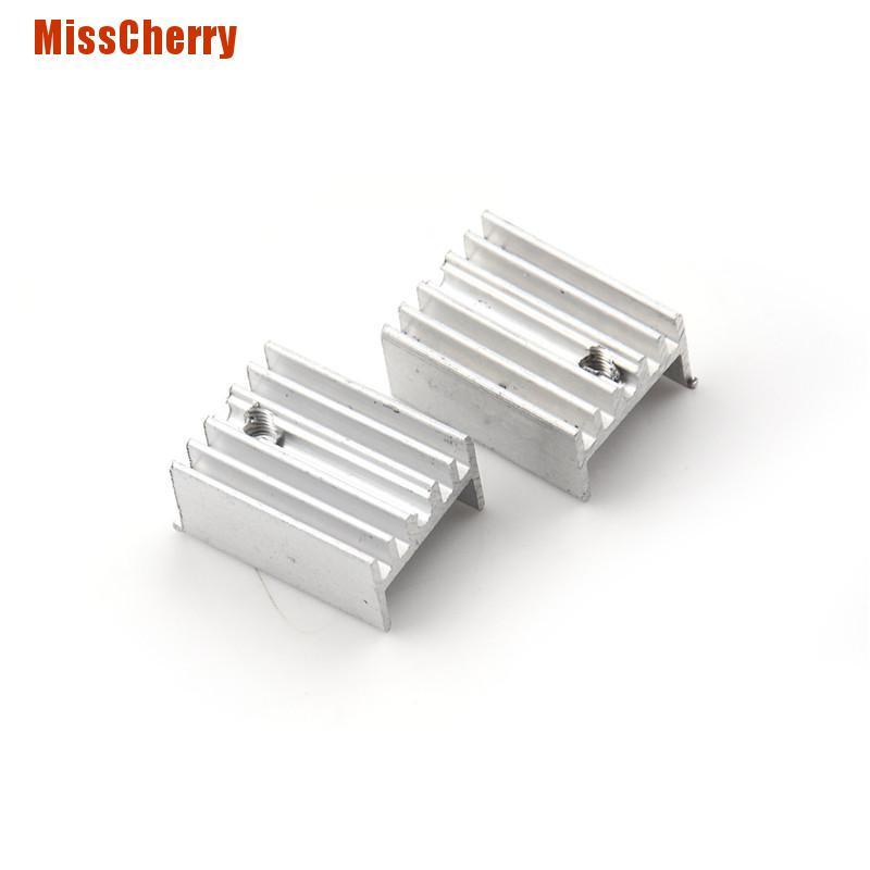 Set 10 Phụ Kiện Tản Nhiệt Bằng Nhôm Cho To-220 Transistor 20x15 X 10mm 0 0 0 0 0 0 0