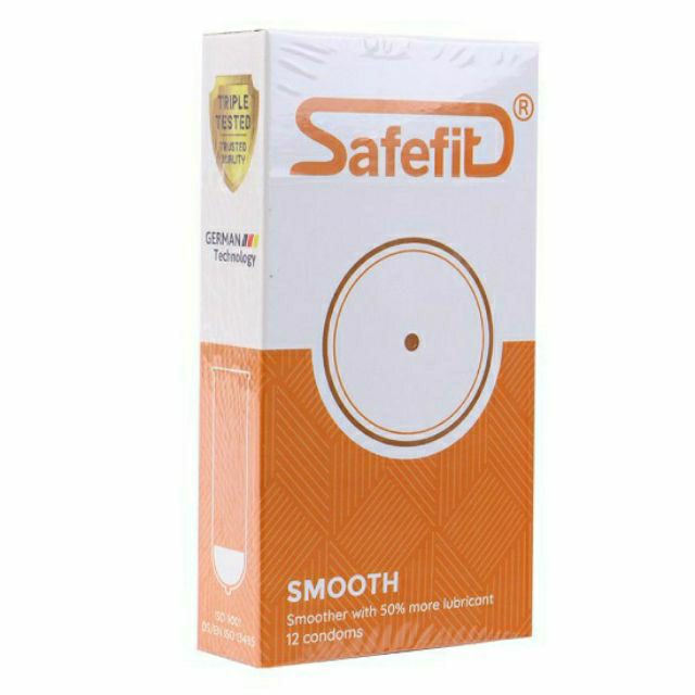 [ XẢ KHO ] Bao cao su SafeFit Smooth, siêu mỏng, nhiều chất bôi trơn