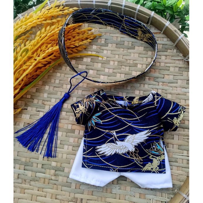 Outfit doll 20cm - Set áo dài cho doll