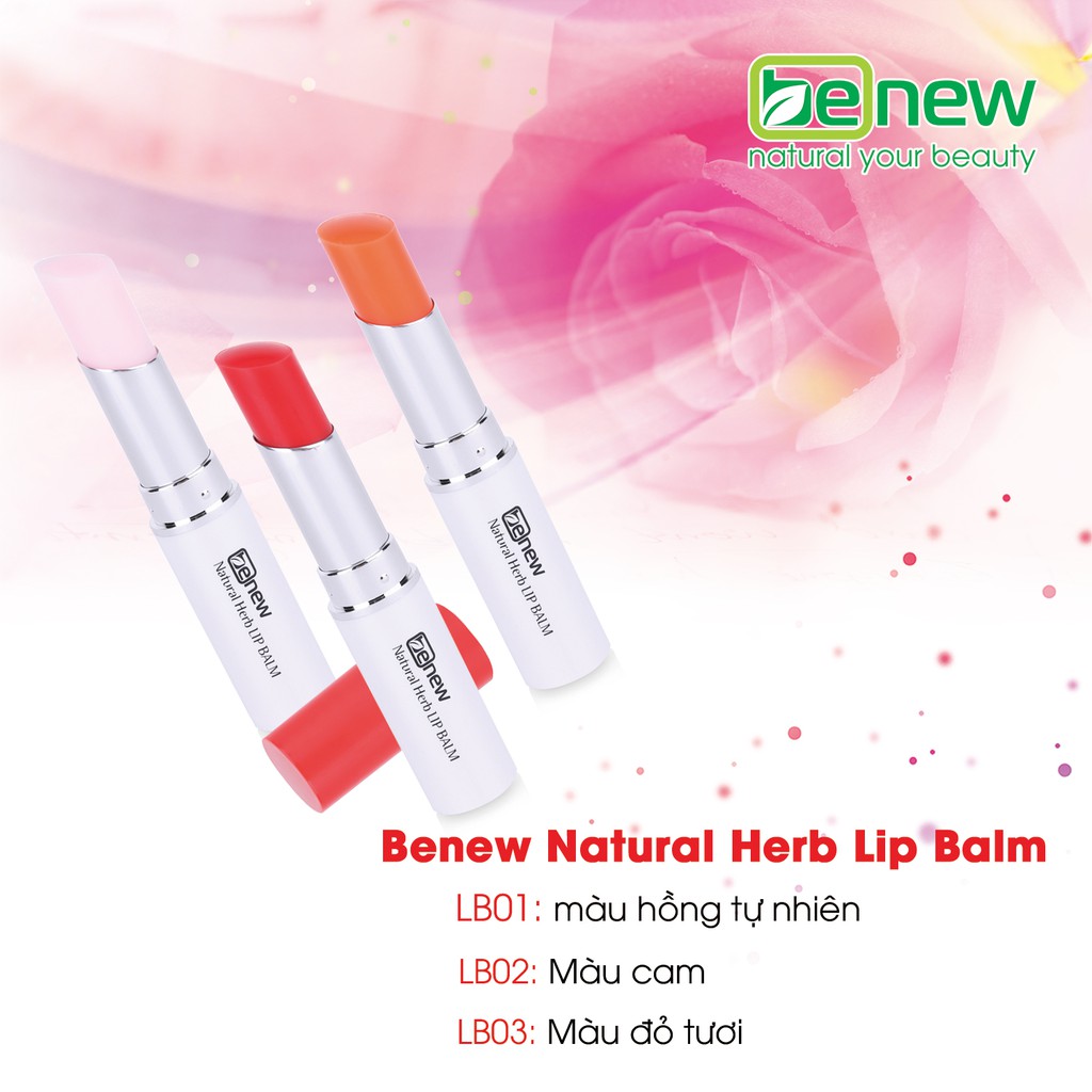 Son dưỡng môi Hàn Quốc Benew Natural Herb Lip Balm 12g
