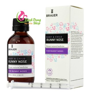 FREESHIP| Siro Brauer Runny Nose Baby & Child 100ml, date xa, Úc