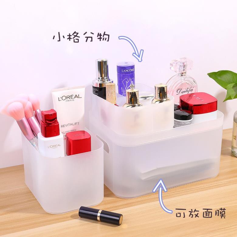Hộp đựng đồ mặt lạ hôp hộp đựng bút đồ lặt vặt phong cách Hàn Quốc để bàn tiện lợi K57