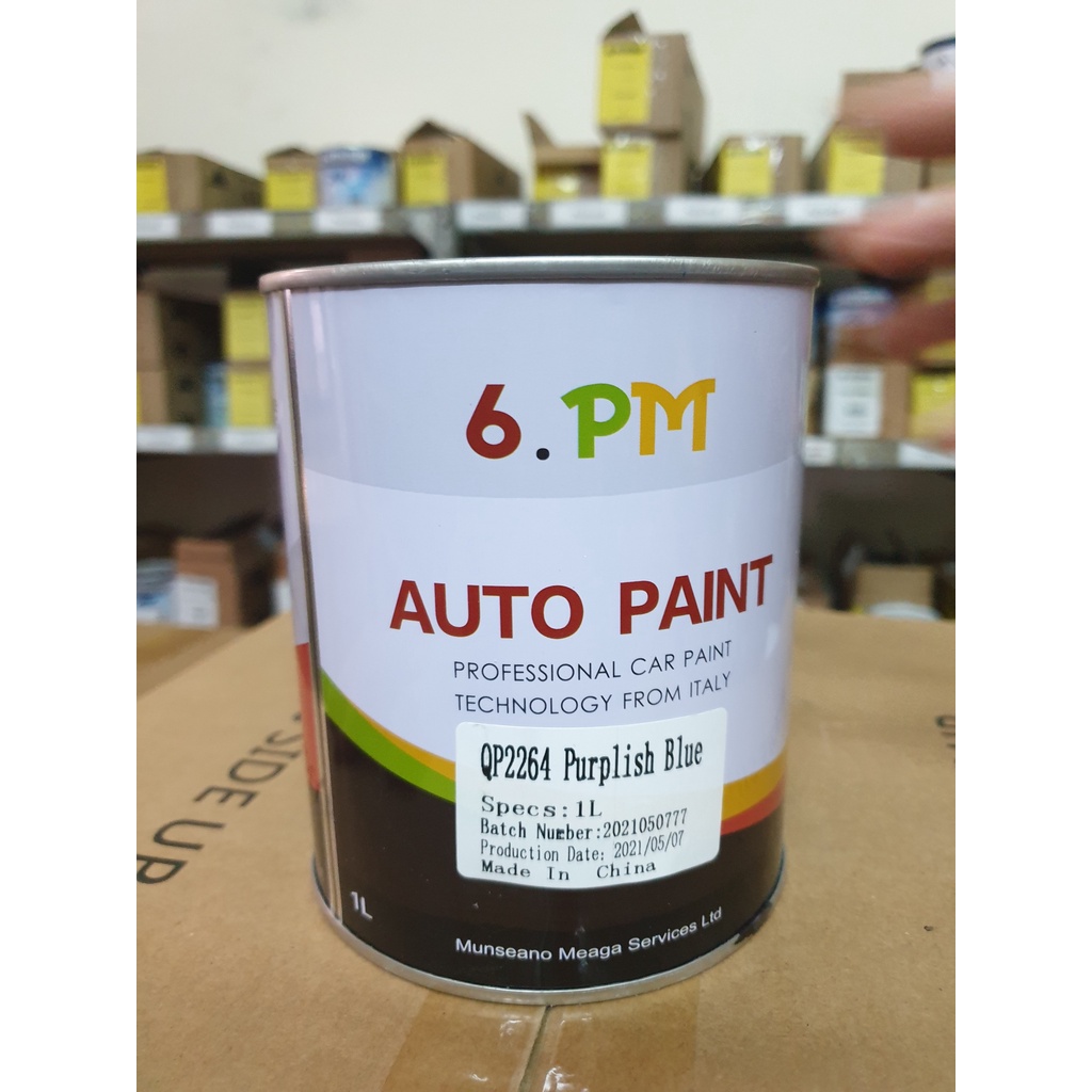 Sơn gốc 2K màu xanh dương tím Auto Paint QP2264 1Lít