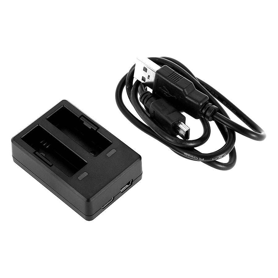 Combo Sạc Đôi + 4 Viên Pin Cho SJCAM - Hàng Nhập Khẩu