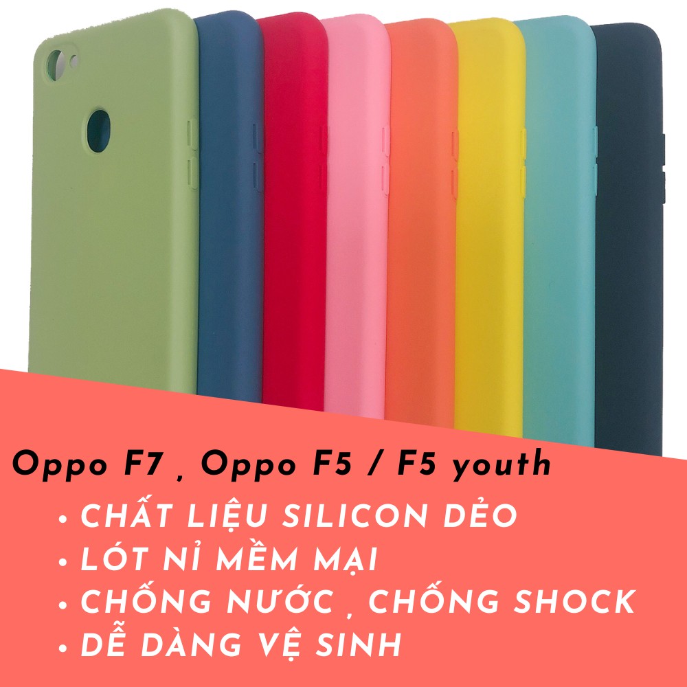 Ốp lưng chống bẩn oppo F7 silicon dẻo VieCase