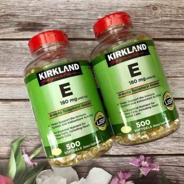 Vitamin E KIRKLAND 500v chính hãng 100%