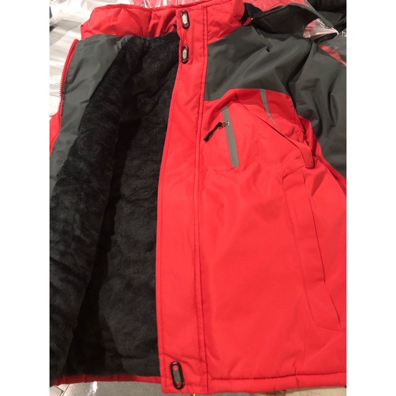 Áo khoác nam giữ ấm có thể chống nước, chống gió 3 lớp lót lông kiểu dáng tnf, the north face