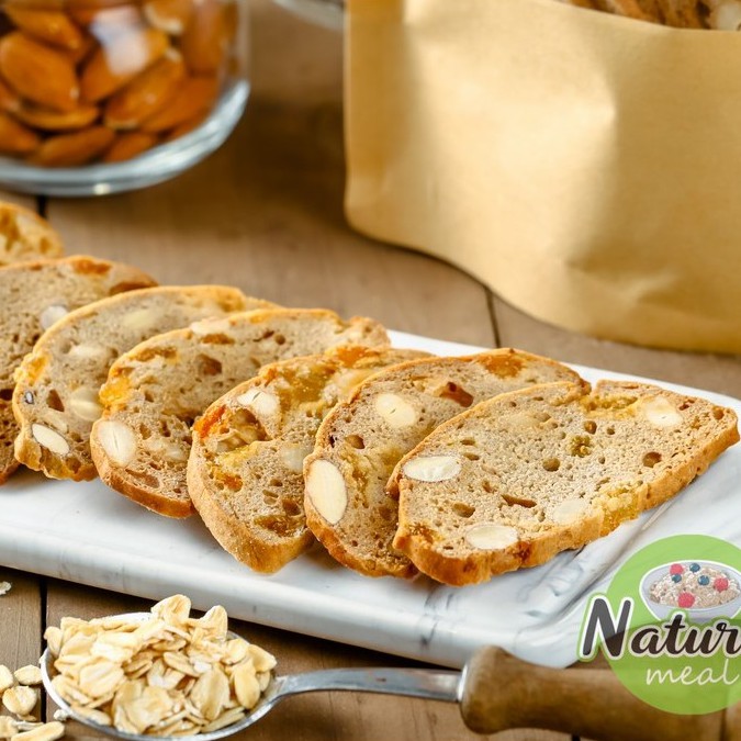 Bánh ăn kiêng Natural Biscotti tăng cơ, giảm cân, bánh ăn kiêng vị vani - B01 | BigBuy360 - bigbuy360.vn