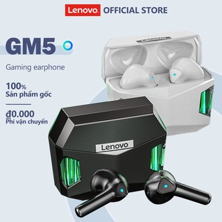 Tai nghe Bluetooth Lenovo GM5 không dây chơi game TWS bluetooth 5.0 độ trễ thấp âm thanh stereo rõ ràng với đèn RGB và micro