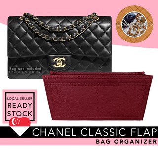 Image of [SG] Chanel Classic Flap Bag Organizer bag Insert bag Shaper | Quality Felt Bag Organiser