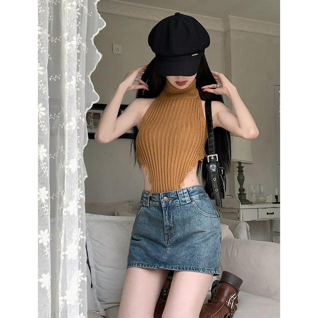 Chân Váy Denim Chữ a Lưng Thấp Phong Cách Mới Mùa Hè 63097