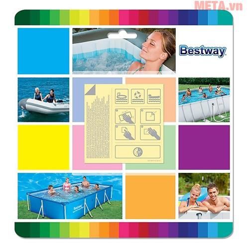 Bộ 10 miếng vá hồ bơi, phao bơi, nệm hơi Bestway 62091