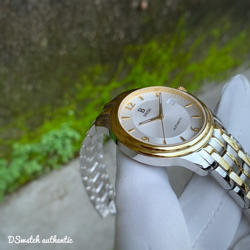 Đồng hồ nam B Swiss by Bucherer Men's 00.50501.34.16.21 Prestige