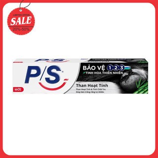 Kem Đánh Răng P/S Bảo Vệ 123 - Tinh Hoa Thiên Nhiên (Than Hoạt Tính) 180g