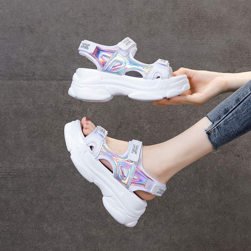 Giày Sandal Đế Dày Phong Cách Mới Mùa Hè Dễ Phối Đồ