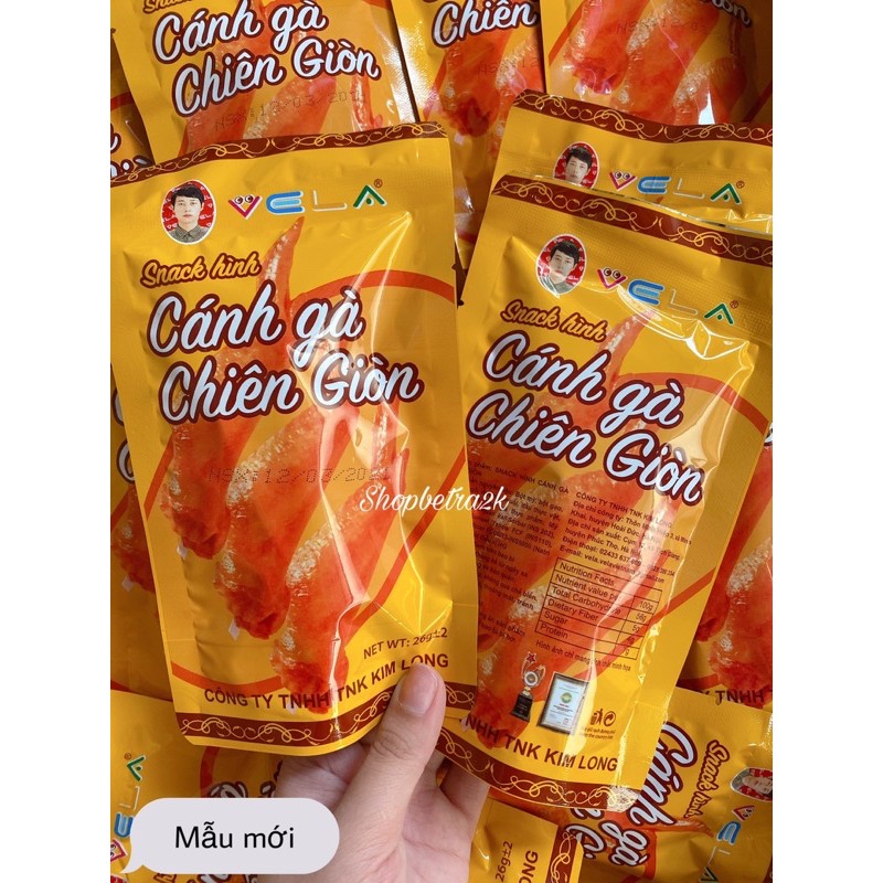 10 gói snack cánh gà chiên giòn Việt