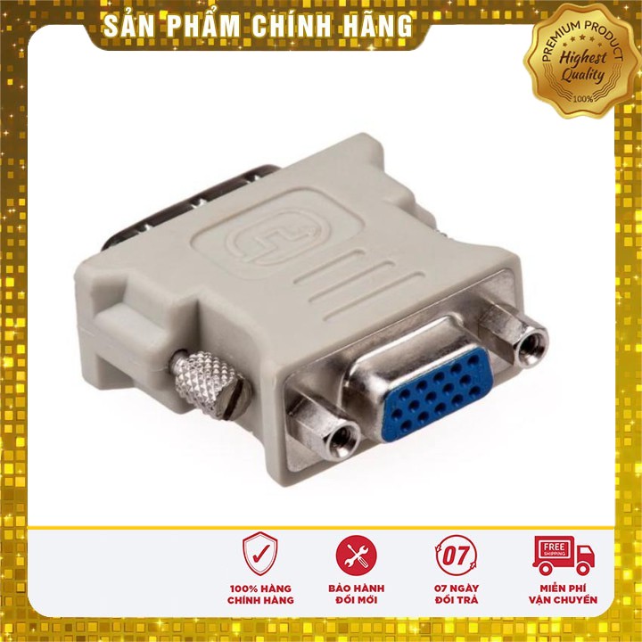 ĐẦU CHUYỂN DVI TO VGA Xả Kho) ĐẦU CHUYỂN DVI TO VGA (24+1, 24+5)  ĐẢM BẢO CHẤT LƯỢNG.Z DVI/1 DD5