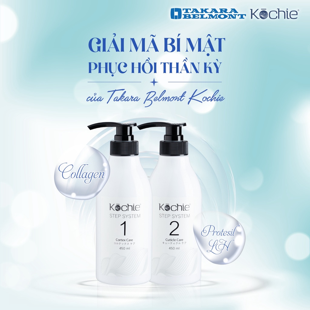 Phục Hồi Tóc Không Nhiệt Kochie Nhật Bản Hàng Chính Hãng 450ml x 2 - Hair Care Q4