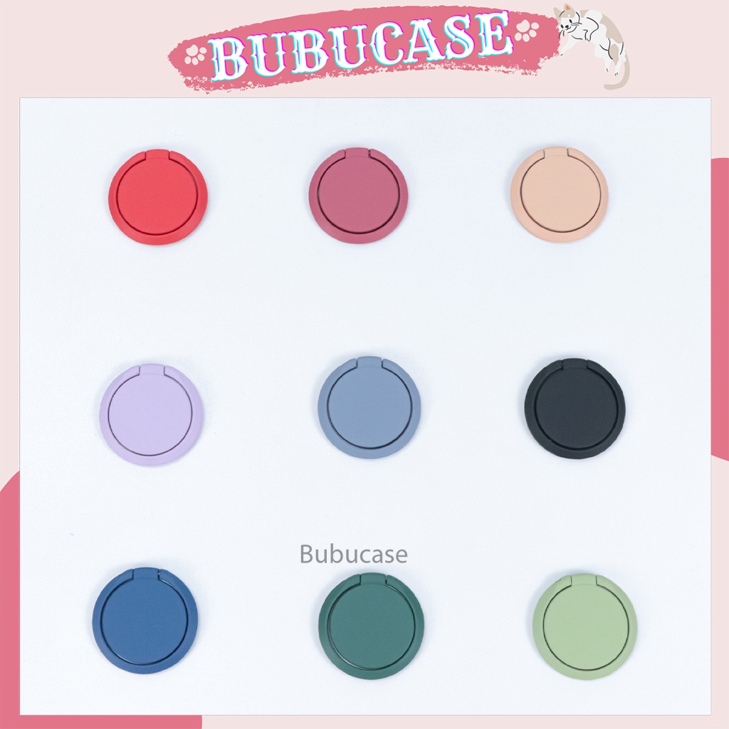 Pop Socket/ Ring Holder/ Giá Đỡ Dán Mặt Lưng Điện Thoại Chất Liệu Kim Loại Cao Cấp Nhiều Màu - Chống Rơi Điện Thoại