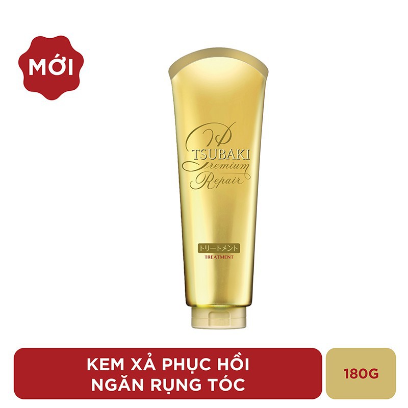 Kem Xả Tsubaki Premium Repair Treatment Phục Hồi Ngăn Rụng Tóc ( Vàng ) 180g