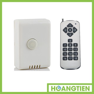 Bộ công tắc điều khiển từ xa sóng RF TPE RC1A + Remote 18 nút R3.