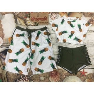 Act cool Đồ bơi cặp trái dứa Cực cute