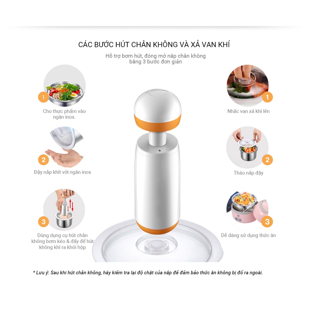 Hộp cơm cắm điện - Hộp hâm nóng cơm  2 tầng ArirangLife EL-ALS263, nấu chín và hâm nóng đồ ắn,bảo hành chính hãng 1 năm