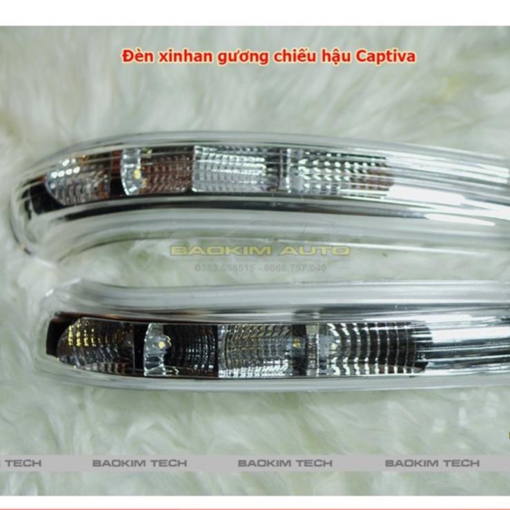 Đèn xi nhan gương Chevrolet Captiva hàng OEM bên phải  loại tốt, cam kết không vô nước, không mờ - đục nhựa