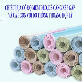 Chiếu Lụa 3D Cho Trẻ Sơ Sinh, Chiếu Lụa Điều Hòa Cho Bé 60x120cm