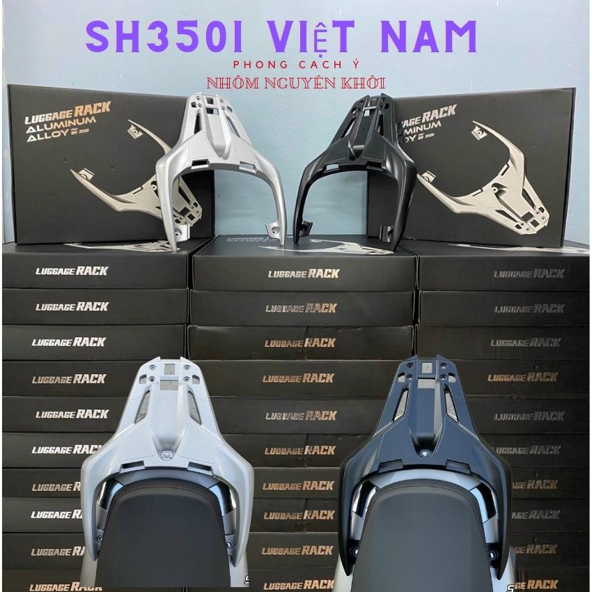 Cản Sau, Tay Xách SH 350i Nhôm Nguyên Khối Chính Hãng ( Hàng Nhập Khẩu )