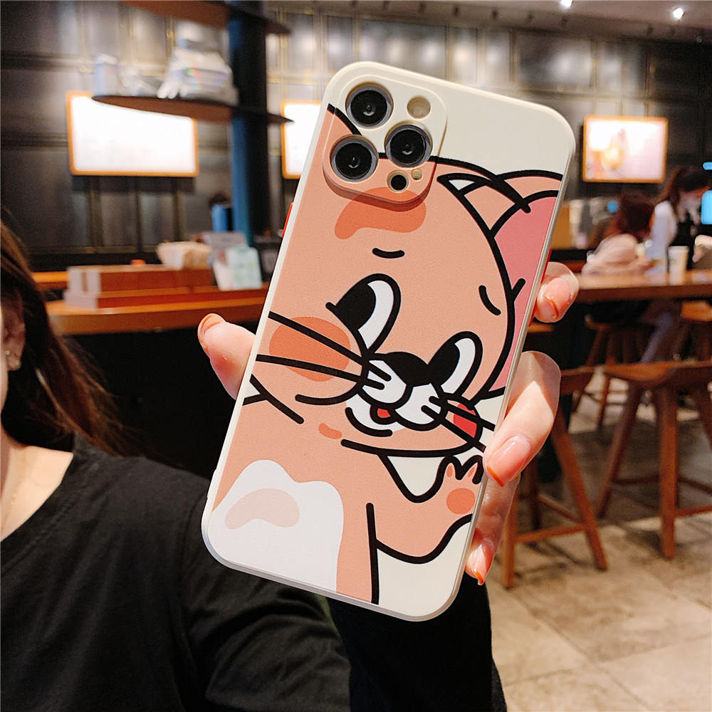Toàn Bộ Ốp Điện Thoại Mềm In Hình Tom Và Jerry Cho Iphone 12 11 Pro Max X Xs Xr 7 8 6 6s Plus Se 2020