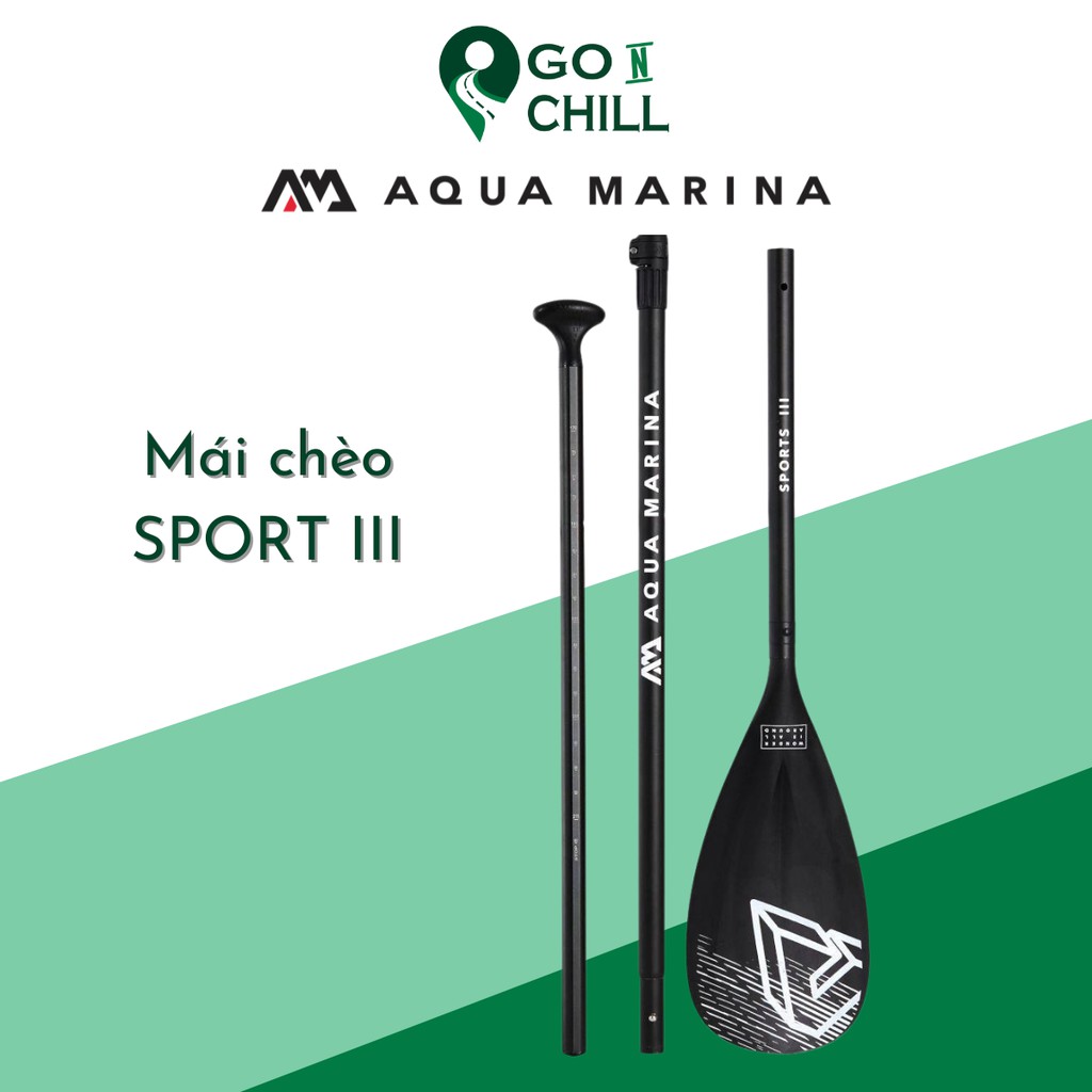 Mái chèo SUP Aqua Marina Sport III 2021, mái chèo thuyền ván đứng