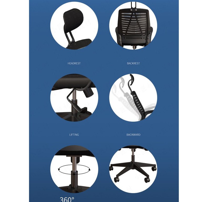 Ghế xoay , ghế văn phòng , ghế tựa lưng cao cấp Tâm house mẫu mới G38 | BigBuy360 - bigbuy360.vn